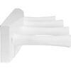 Spectrum Diversified Perchero de pared con 4 clavijas de