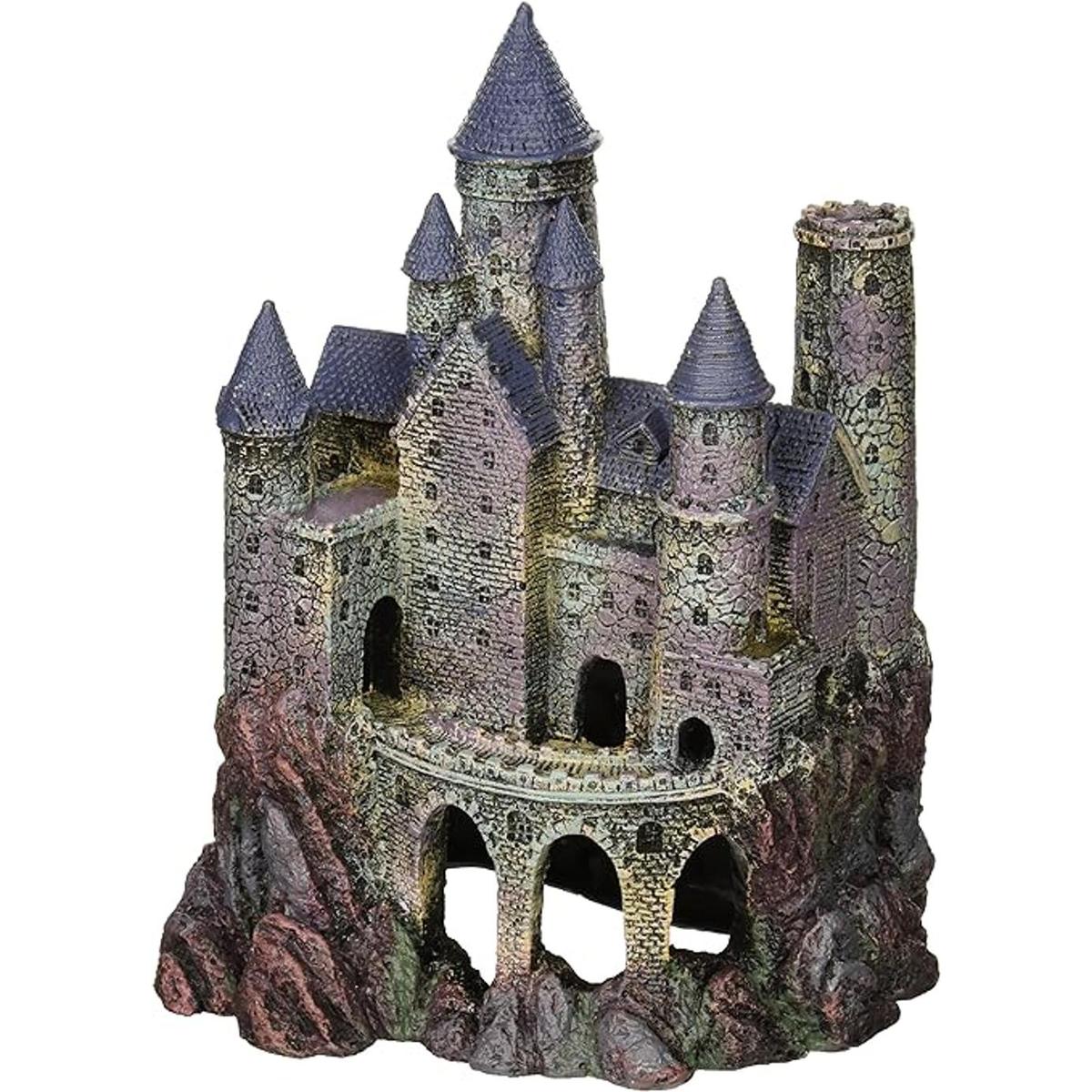 Castillo de mago para decoración de acuario Penn Plax