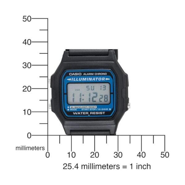 Reloj iluminador F105W1A Multi color 7_4