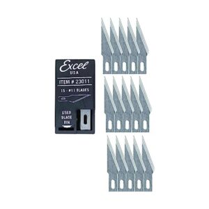 Excel Blades 11 Cuchillas de repuesto para cuchillos de