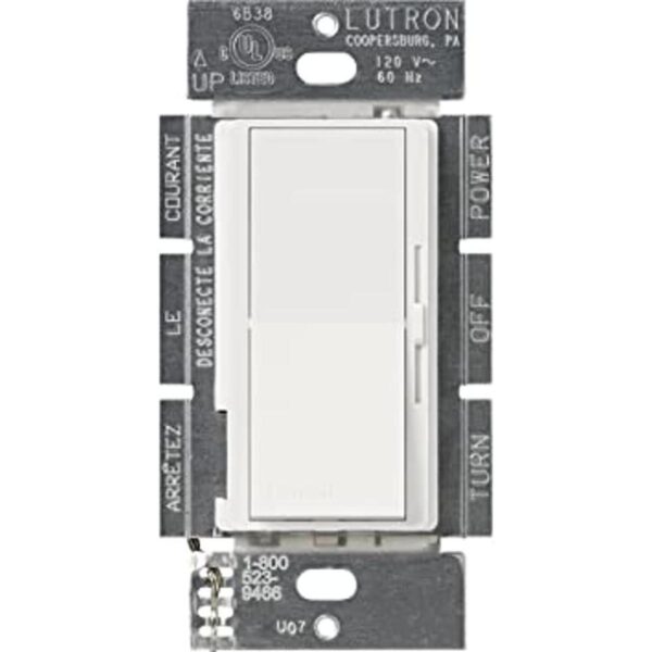 Lutron DV10PWH PRESET DIMMER Color blanco_1