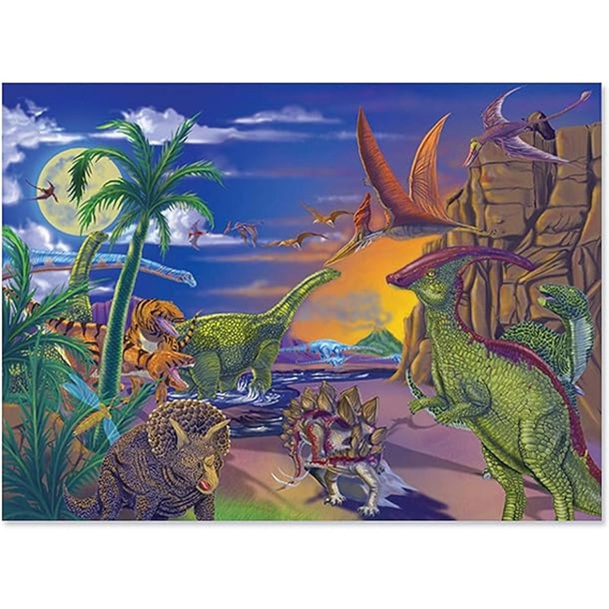 Rompecabezas Land of Dinosaurs de Melissa Doug