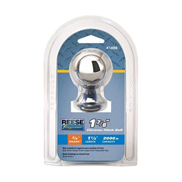 Reese towpower 74006 Chrome 1 78 Hitch Ball_1