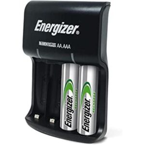 Energizer Cargador básico de recarga con 2 baterías_1