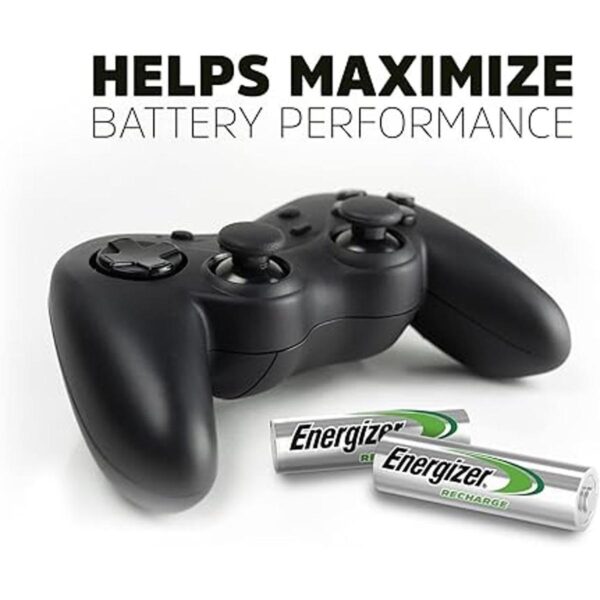 Energizer Cargador básico de recarga con 2 baterías_6