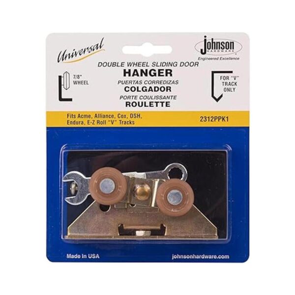 L E Johnson 2312ppk1 bolsillo puerta V Track colgadero_2