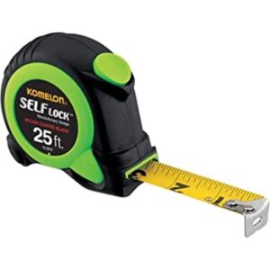 Komelon SL2825 25 pies. Cinta métrica con traba automática._1