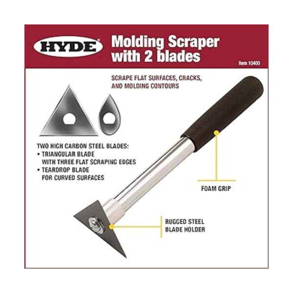 Hyde Tools 10400 Rascador de moldeo con dos cuchillas_2