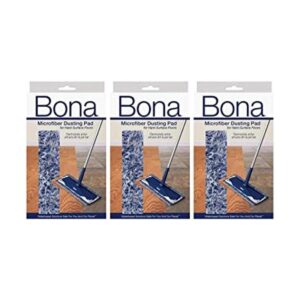 Bona Microfiber Dusting Pads 3 Pack 3 Fits 4x15 BonaMop_1
