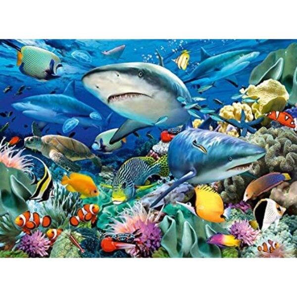 Ravensburger Shark Reef Rompecabezas XXL de 100 piezas_1
