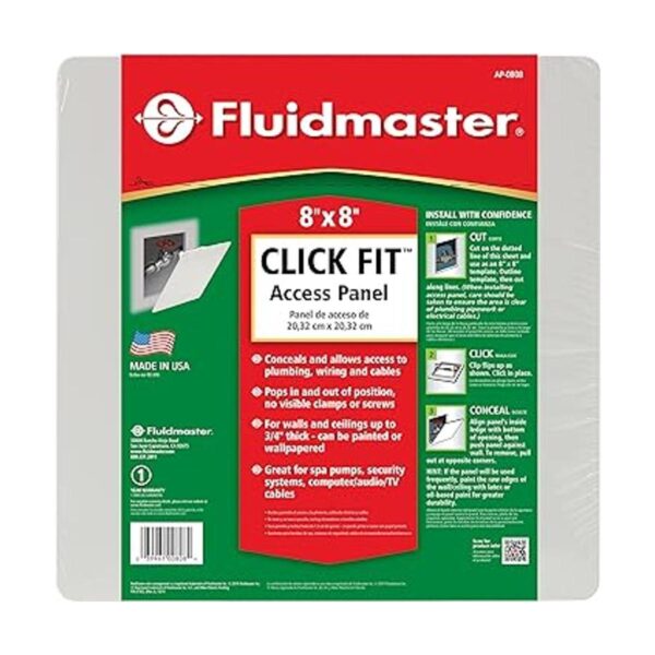 Fluidmaster AP0808 Panel de acceso de ajuste de clic para_5