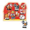 Melissa Doug Rompecabezas jumbo de granja con pomos_1