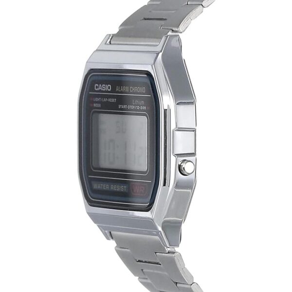 A158WA1DF Reloj digital de acero inoxidable para_2