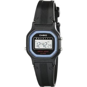 Womens Vintage LA11WB1 Sport Black Resin Band Watch_1
