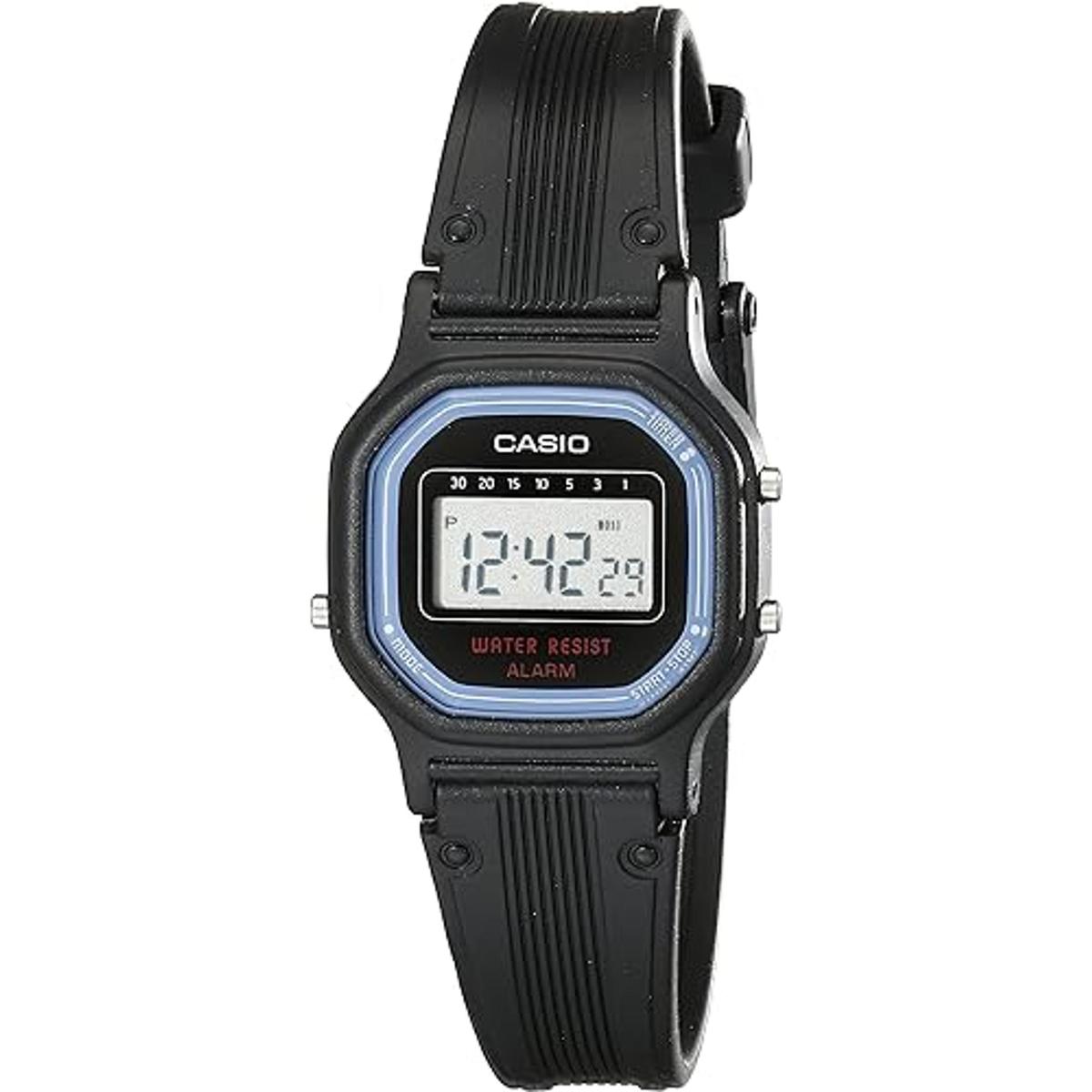 Womens Vintage LA11WB1 Sport Black Resin Band Watch