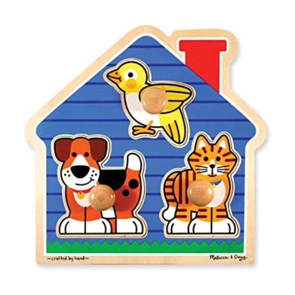 Melissa Doug Rompecabezas gigante con perillas casa_1