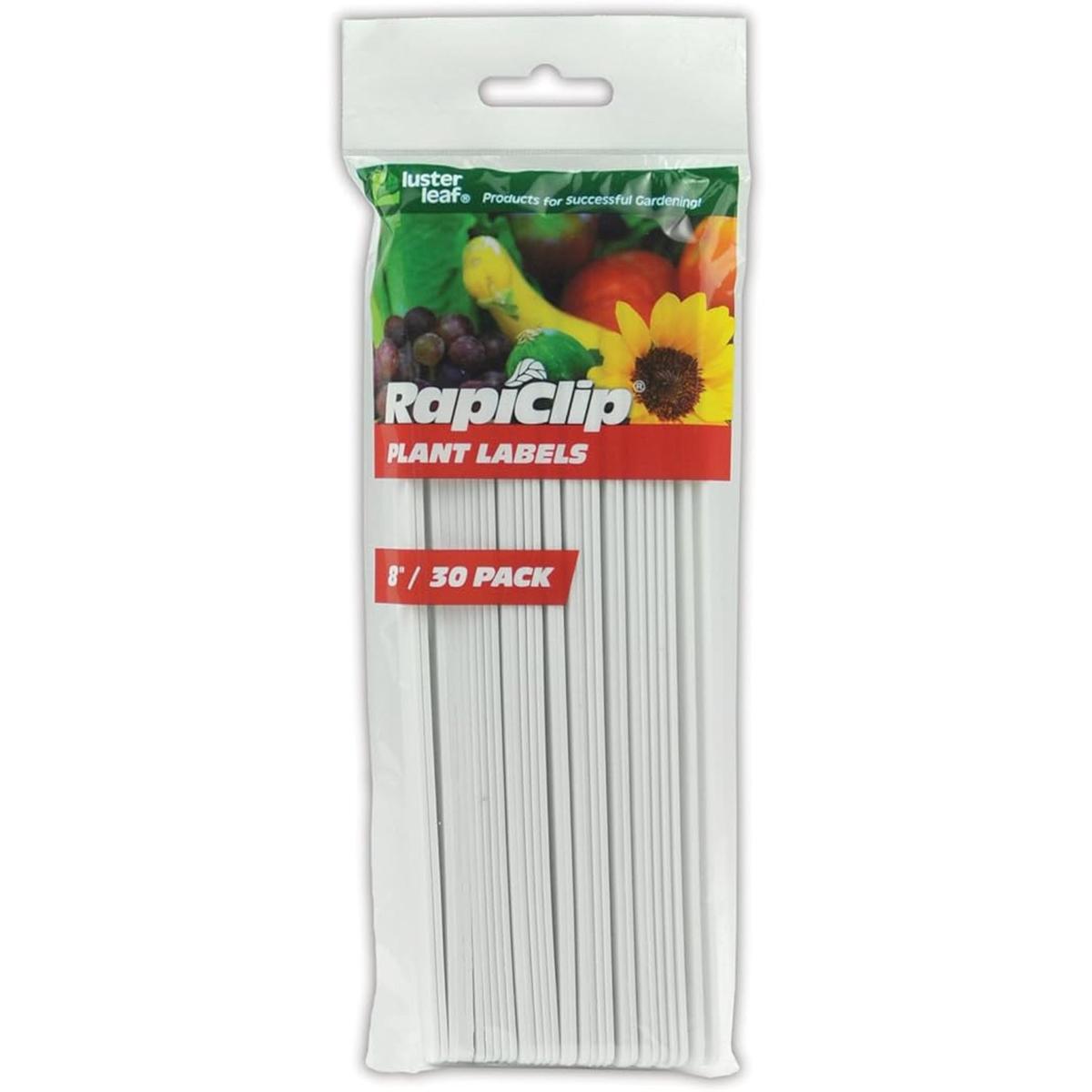 Luster Leaf Rapiclip Etiquetas para plantas de jardín