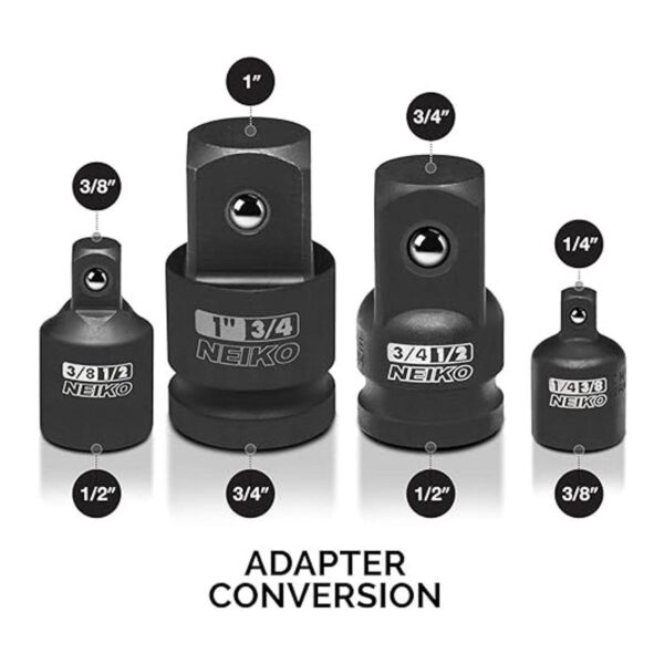 Neiko 30223A Juego de adaptador y reductor de impacto 8_4
