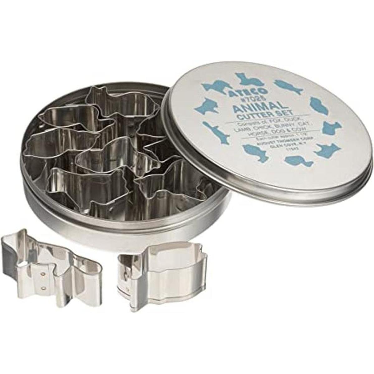 Ateco 5205 moldes con bordes acanalados con diseño de