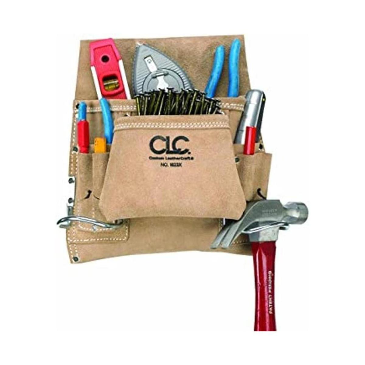 Custom Leathercraft Bolsa de gamuza para herramientas y