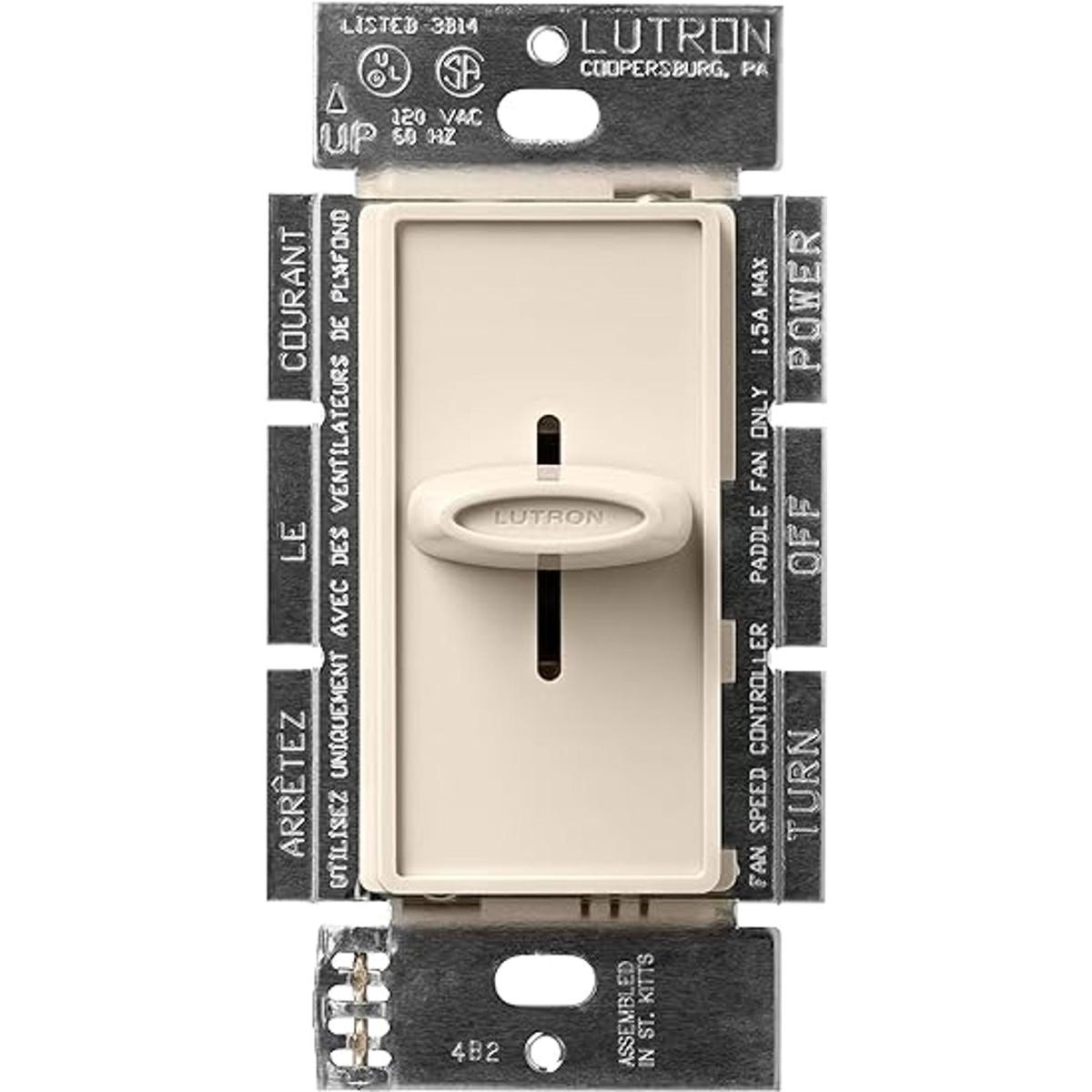 Lutron SFSQFLA Skylark 1.5 Amp Control de ventilador
