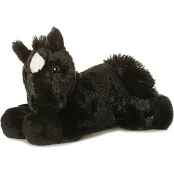 Aurora Mini Flopsie Caballo Negro Beau de 8 pulgadas_1