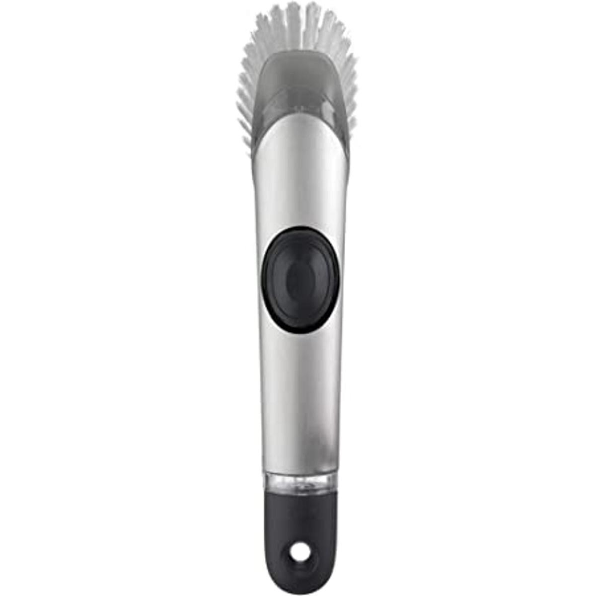 OXO SteeL Cepillo dispensador de jabón de 10 pulgadas