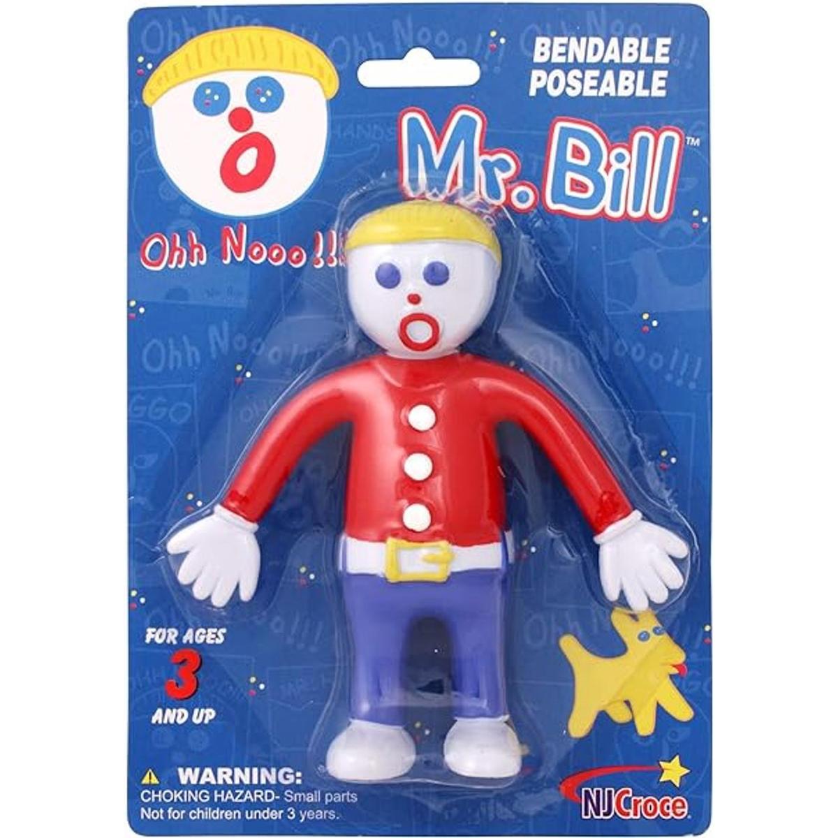 NJ Croce Mr. Bill Figura de acción flexible multicolor