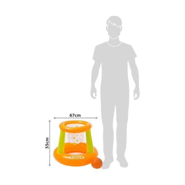 Los colores del juego de baloncesto de los aros flotantes_2