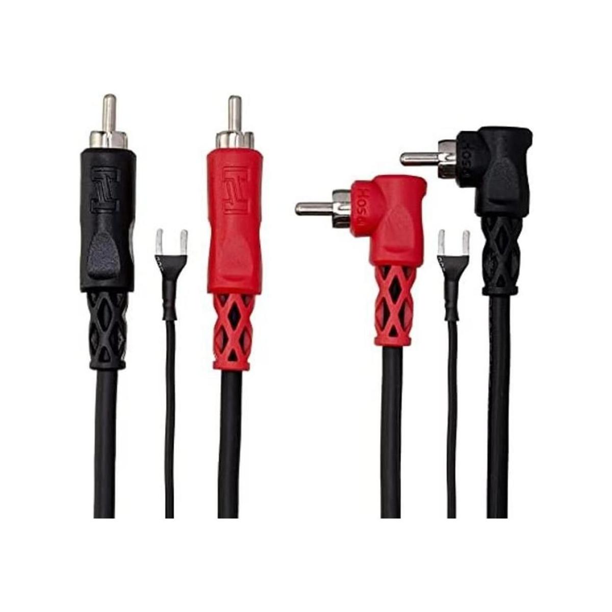Hosa CRA202DJ RCA dual a doble ángulo recto RCA con cable