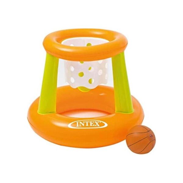 Los colores del juego de baloncesto de los aros flotantes_1