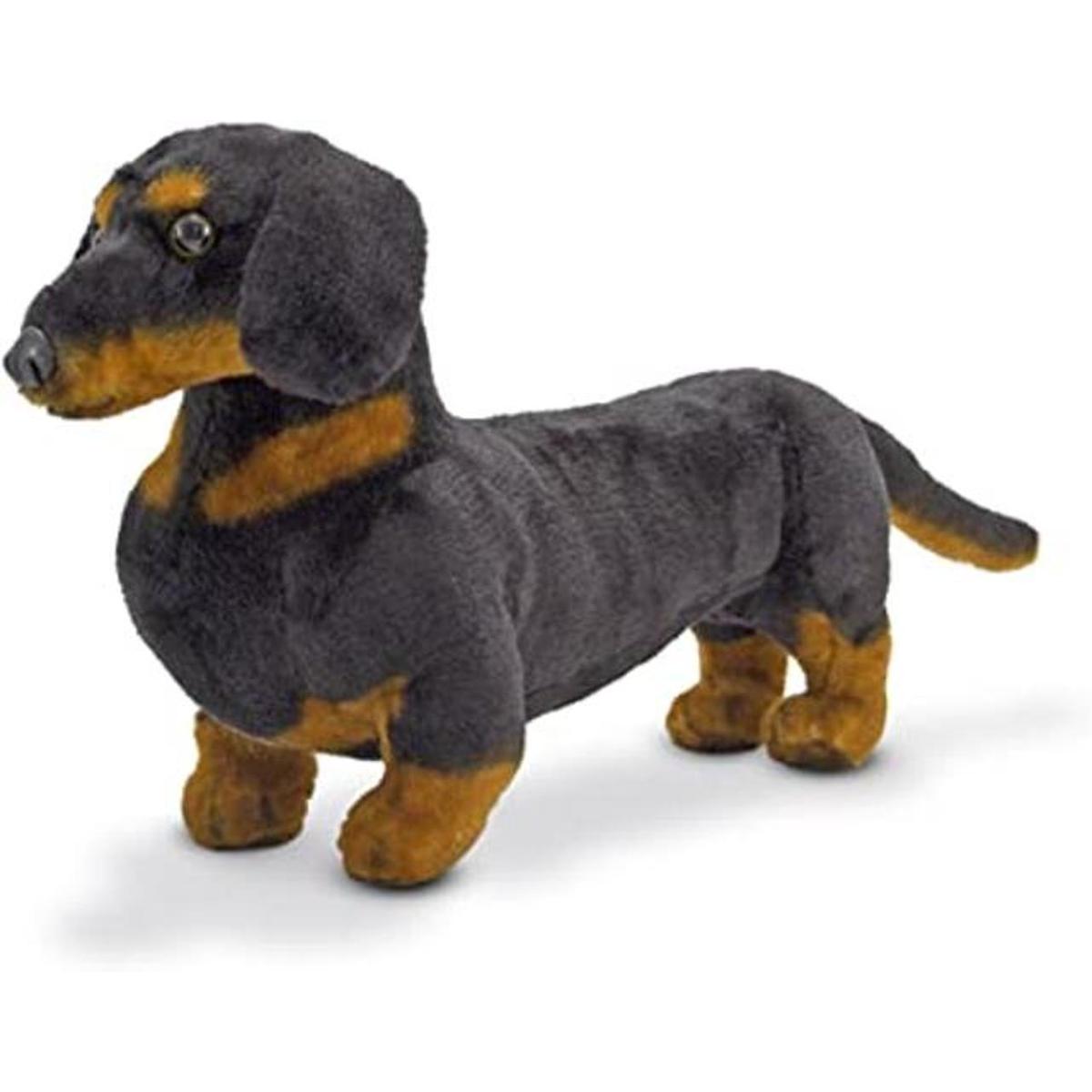 Melissa Doug Perro salchicha gigante Perro de peluche