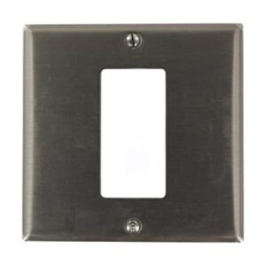 Leviton S746N Placa de pared de 2 bandas 1DecoraGFCI_1