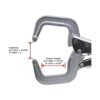 Strong hand Tools PR115S Abrazaderas en C con punta