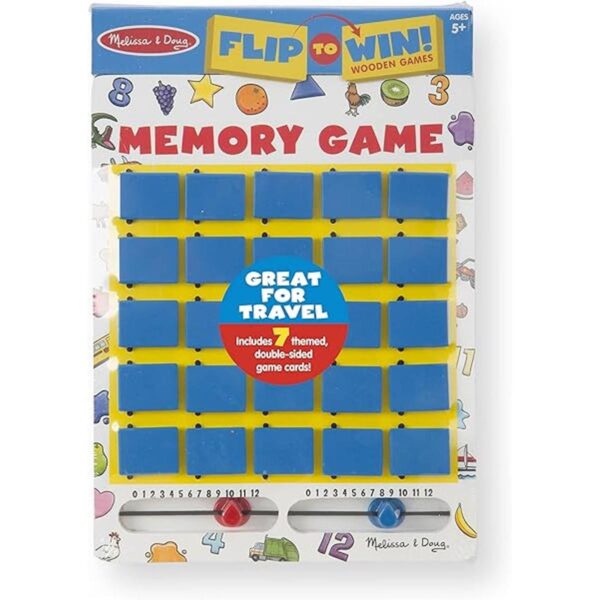 Juego de memoria para viajes Melissa Doug Flip to Win_5