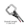 Strong hand Tools PR115S Abrazaderas en C con punta