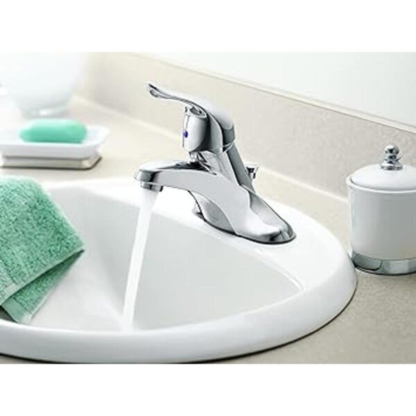 Moen Chateau L4605 Grifo de lavabo cromado de una manija_5