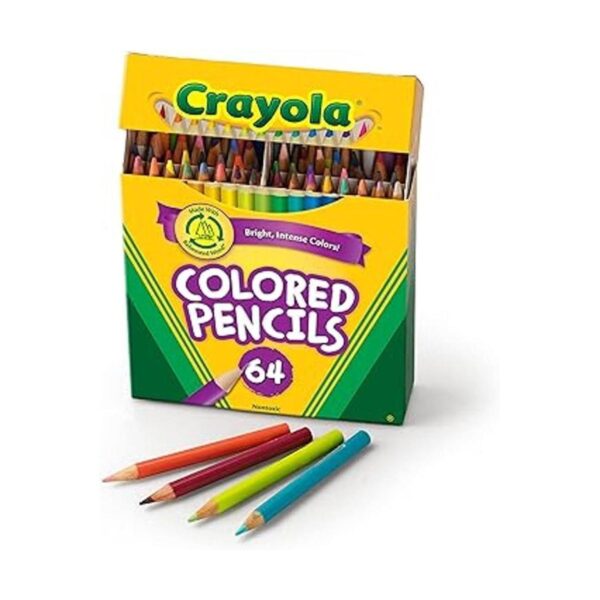 Lápices de colores Crayola 64 unidades de colores vivos_2
