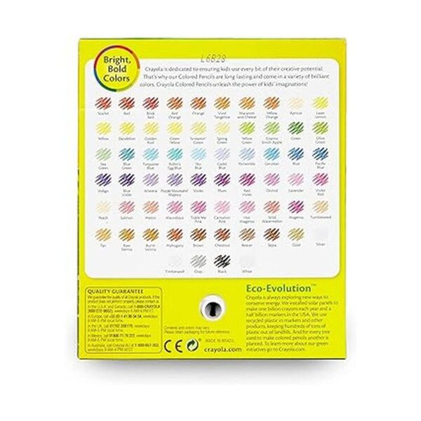 Lápices de colores Crayola 64 unidades de colores vivos_3