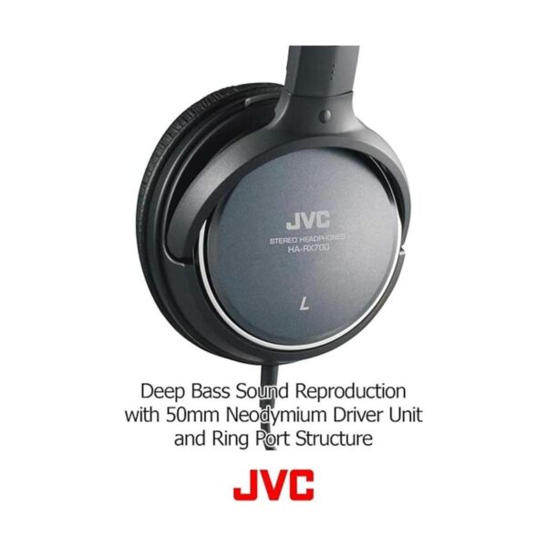JVC Auriculares de tamaño completo HARX700 con sonido de_4