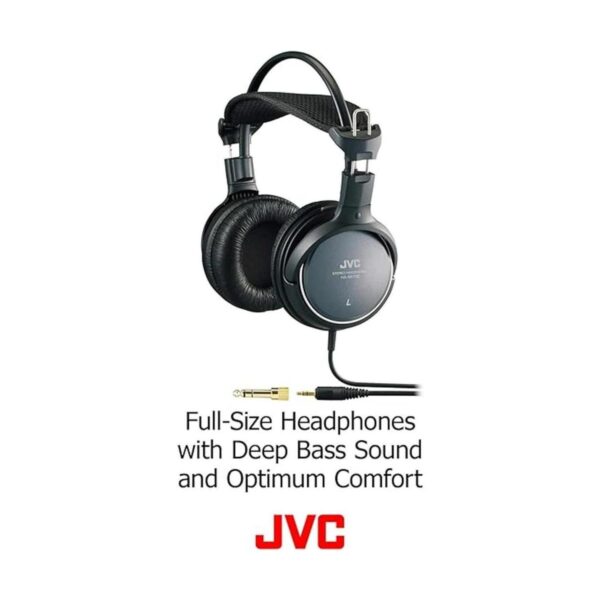 JVC Auriculares de tamaño completo HARX700 con sonido de_2