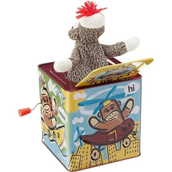 Muñeco en caja de sorpresas de Schylling títere Monkey_2