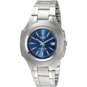 Reloj de vestir clásico de acero inoxidable con_1