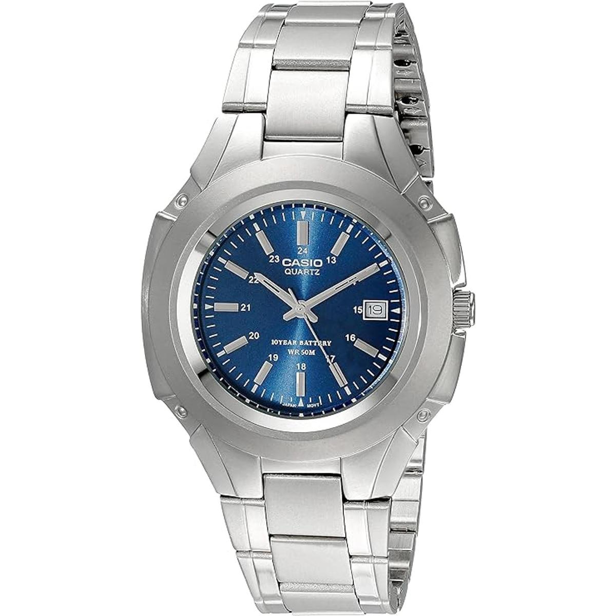 Reloj de vestir clásico de acero inoxidable con