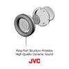 JVC Auriculares de tamaño completo HARX700 con sonido de_3