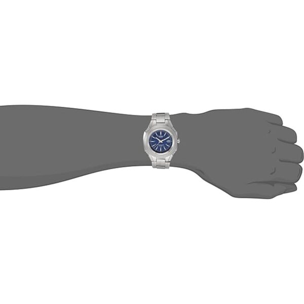 Reloj de vestir clásico de acero inoxidable con_2