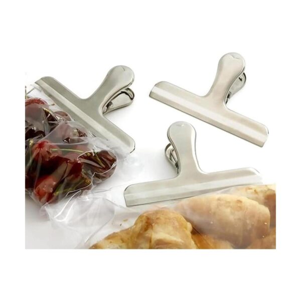 Norpro 169 Acero inoxidable Jumbo Bolsa Clip Silver_2