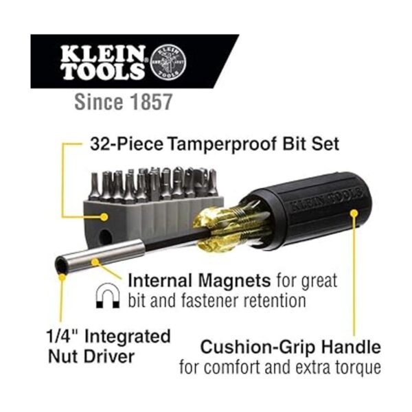 Klein Tools 32510 Destornillador magnético de puntas_2