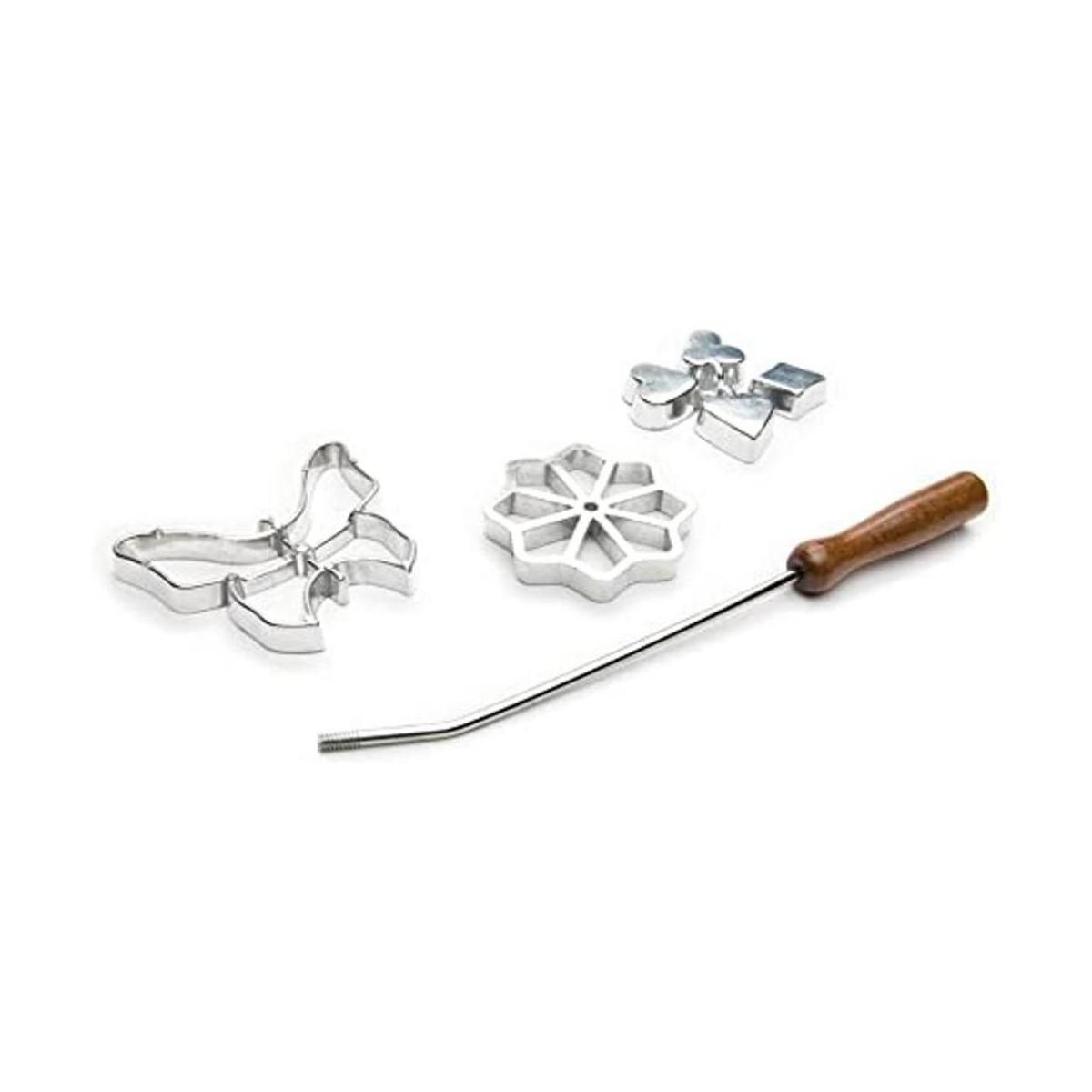 Fox Run Juego de rosetas aluminio fundido 4 piezas