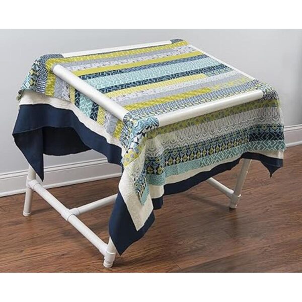 Dritz Quilters Marco de piso ajustable color blanco_2